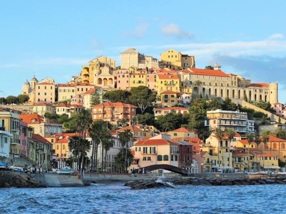 Casa Vista Mare - Superb Garden And Parking Included Vila Imperia Exterior foto