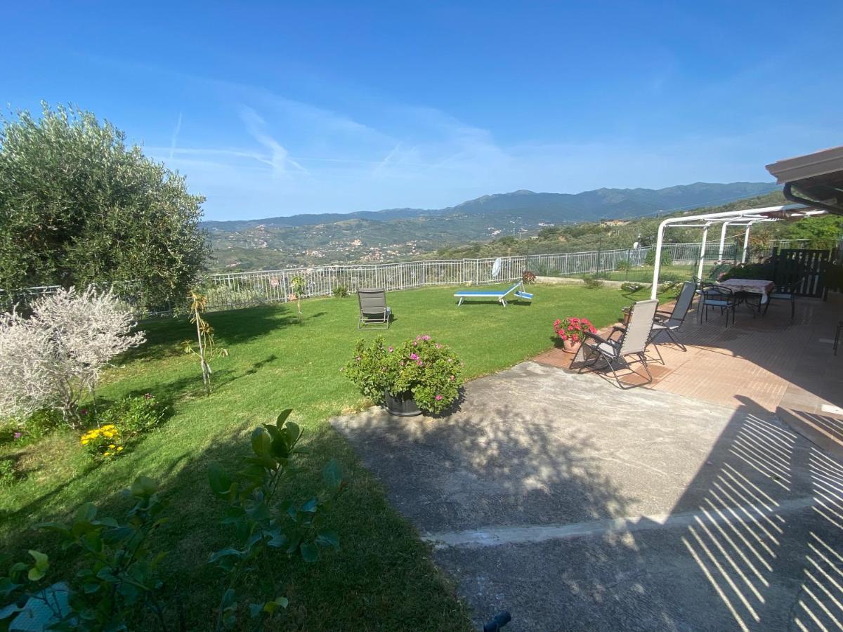 Casa Vista Mare - Superb Garden And Parking Included Vila Imperia Exterior foto