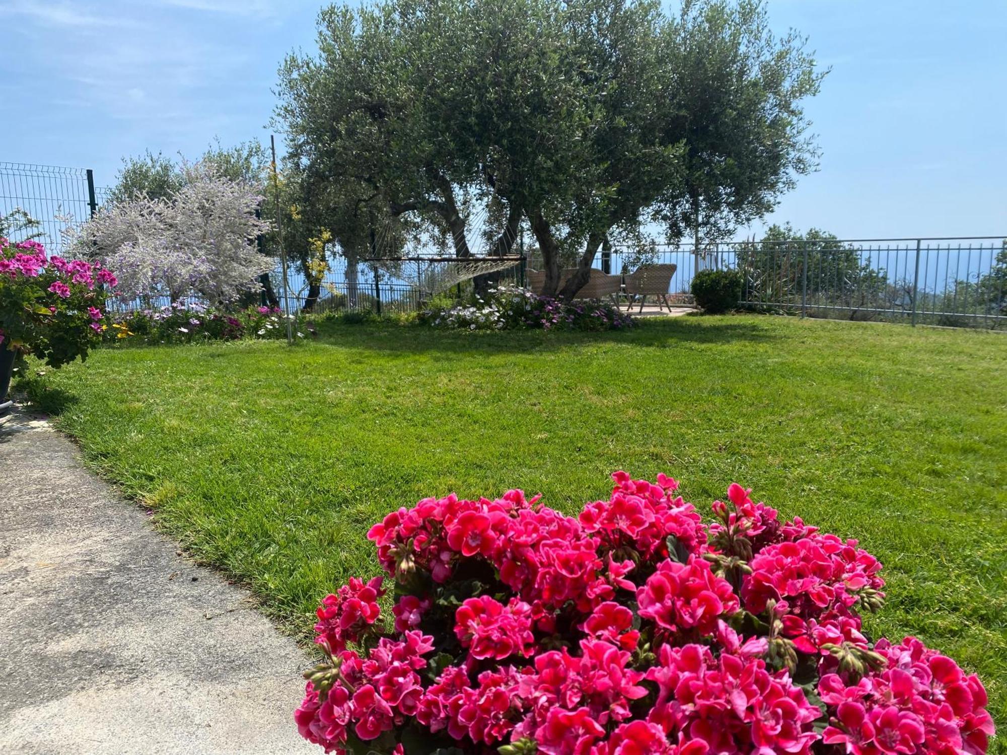 Casa Vista Mare - Superb Garden And Parking Included Vila Imperia Exterior foto